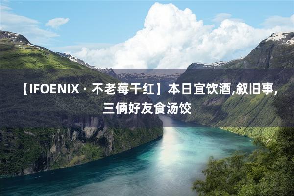 【IFOENIX · 不老莓干红】本日宜饮酒,叙旧事,三俩好友食汤饺
